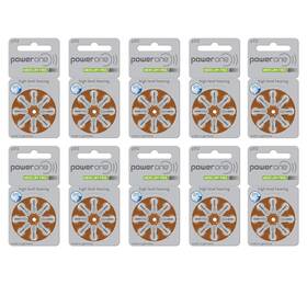 Power One 043752308761 Size 312 Hearing Aid Batteries 80