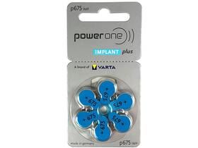 Power One 445017496478 10 Packs 60 Batteries Cochlear Implant