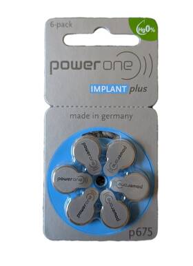 P675 Power-one P375 Size Hearing Aid Battery - Pack Of 48 P675 Power-one P375 Size Hearing Aid Battery - Pack Of 48