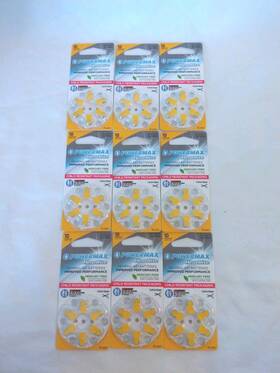 Powermax 683969986525 Hearrite Sz 10 Premium Zinc Air - 6 Per Pack Lot Of 9 Pks Exp 09/28