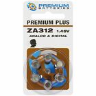 Pp-za312-d-6 Premium Batteries Size Plus Zinc Air Hearing Aid 706148500906