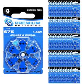 B00it0ear2 Premium Batteries Za675 Pr44 P675 1.45v Zinc Air Hearing Aid - 300 Pack