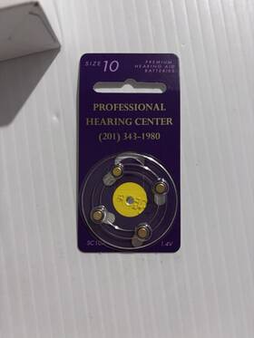 Sc10a-4 Premium Zink Air Eszp2a Hearing Aid Batteries Size 10 Zinc Dist By Ultima 44 Total