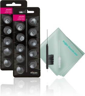 Puget Soundlabs / Oticon 744110963588 Minifit Small 6mm Double Vent Bass Domes 20 Pack Bundled With Sound