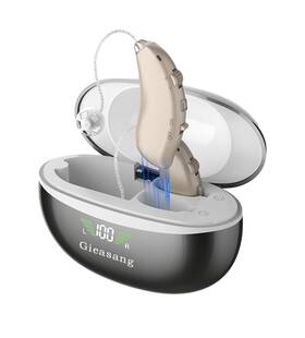 X0040t6n2r Quep Noise-canceling Rechargeable Hearing Aids With Magnetic Charging Case Brandnew