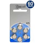 R-im-675-60-mf Xcell By Rayovac Size Mercury Free Hearing Aid 706148500845