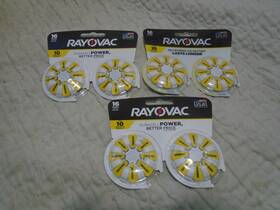 Rayovac 001280052505 48 Count Size 10 Hearing Aid Batteries 04/26 - 09/27