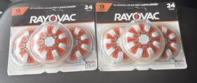 01280052894 Rayovac Size 13 Hearing Aid Batteries 1.4 V Zinc Air Battery 48-count