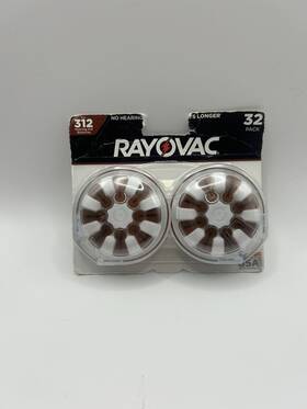 Rayovac 012800529032 Size 312 Hearing Aid Batteries 16 Pack Exp 04/2025 New Factory Sealed Rayovac 012800529032 Size 312 Hearing Aid Batteries 16 Pack Exp 04/2025 New Factory Sealed