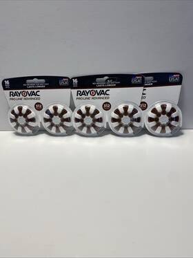 Rayovac 012800529162 Proline Mercury-free Hearing Aid Batteries Size 312 . 40 Pack New Rayovac 012800529162 Proline Mercury-free Hearing Aid Batteries Size 312 . 40 Pack New