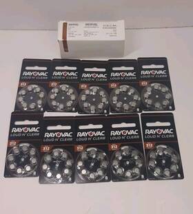 2027 Rayovac 012800536054 Loud N Clear 312 Hearing Aid 10 Pkgs Of 8 80 Batteries Exp Jan 2027 Rayovac 012800536054 Loud N Clear 312 Hearing Aid 10 Pkgs Of 8 80 Batteries Exp Jan