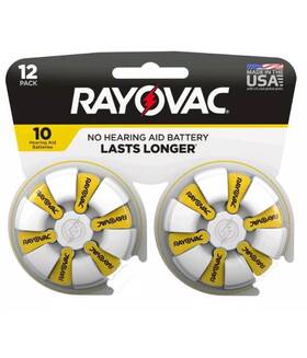 2028 Rayovac 012800537983 Hearing Aid Batteries Size 10 - 12 Pack Long Lasting Power Exp 5/2028 2028 Rayovac 012800537983 Hearing Aid Batteries Size 10 - 12 Pack Long Lasting Power Exp 5/2028