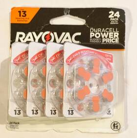 13-expiration Rayovac 012800538041 Sealed Hearing Aid Batteries-24 Pack Size Datre March 2028 13-expiration Rayovac 012800538041 Sealed Hearing Aid Batteries-24 Pack Size Datre March 2028