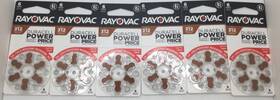 Rayovac 012800538072 Hearing Aid Batteries Zinc Air Size 312 Brown 12/28 36pk