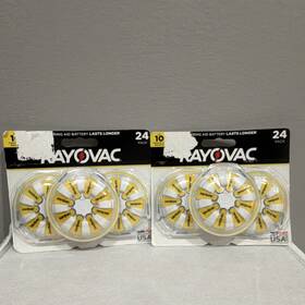 1280052886 Rayovac Size 10 Zinc-air Hearing Aid Batteries 24 Pack Disposable 1.45v 1280052886 Rayovac Size 10 Zinc-air Hearing Aid Batteries 24 Pack Disposable 1.45v