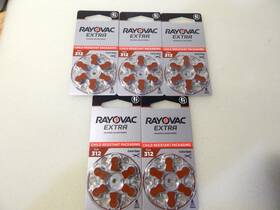 312cr-6xeus Rayovac 30 Extra Hearing Aid Size 312 Batteries Zinc Air Mercury-free Made In Uk