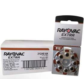312extraadvanced Rayovac New Size 312 Extra Advanced Hearing Batteries - 80