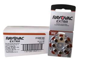 B07czs4ymw Rayovac 312 Extra Advanced Mercury-free Hearing Aid Batteries - 80 Pack
