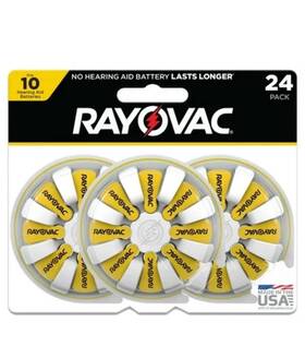 Bd15106 Rayovac Size 10 Hearing Aid Batteries 24 Pack