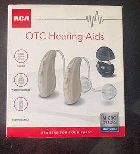 Jha002ab31b1777 Rca Brand New Otc Hearing Aids Water Resistant Micro Design Fsa-hsa Eligible Jha002ab31b1777 Rca Brand New Otc Hearing Aids Water Resistant Micro Design Fsa-hsa Eligible