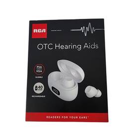 Gda...1546-1547 Rca Rsh20wh Otc Hearing Aids Fsa / Hsa Rechargable White