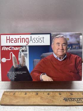 Ha-302-4 Recharge 850007148027 Hearing Assist Aids Kit Both Ears New Open Box