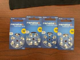 Renata 785618601107 Size 10 Hearing Aid Batteries 4 Pack- 6 Bat-10-6pk 1.45v