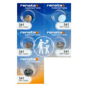 9878e06c47ddf388 Renata Batteries 341 Watch Battery 5 Pack