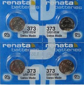 Renata Batteries 608938148766 4 373 Button Cell Watch 0% Hg Mercury Free