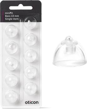 Replacements For Oticon 711181401790 New - Single Bass Minifit Domes 10mm 10.0 Count
