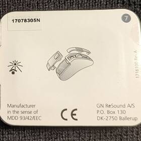 17078305n Resound Genuine Gn Dot Hearing Aid Outer Case Shells - New In Pack