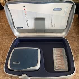 Az71-dvi Resound Azure Hearing Aid Single Battery Powered With Case And Batteries