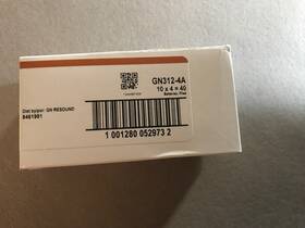 Gn312-4a Resound Batteries 10x4 40 New 2028 Expire Gn312-4a Resound Batteries 10x4 40 New 2028 Expire