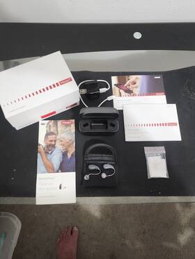 H-pz861-drwc Resound Gn Preza 861 Rechargeable Bluetooth Hearing Aids With Charging Case