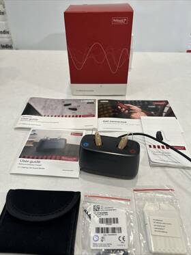 Ke361-drwc Resound Ke361 Key 3 Hearing Aids Beige 0297 Left And Right With Charger Model C3