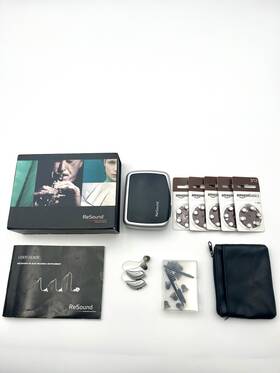 V0762-drw Resound Hearing Aids Pair - Tested Works