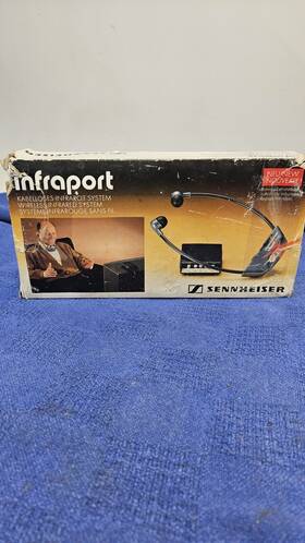Sennheiser 006087040607 Infraport Wireless Infrared System Set 100 Hearing Assistance In Box