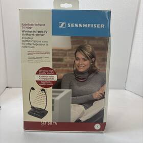 50-tv Sennheiser 615104127449 Set Rf Stereo Wireless Tv Listening System - Working 50-tv Sennheiser 615104127449 Set Rf Stereo Wireless Tv Listening System - Working