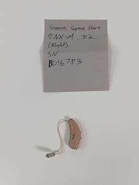 5nx-m Siemens Pre-owned Pure 5nx - M 312 Ric Hearing Aid Right Only Pink