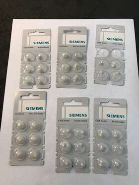Siemens 697597093449 Lot Of Click Domes For Ric Hearing Aids 8 Mm Closed 8/10 Double 4 Siemens 697597093449 Lot Of Click Domes For Ric Hearing Aids 8 Mm Closed 8/10 Double 4