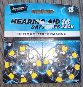 Rd18031 Signature Select Size 10 Zinc-air Hearing Aid Batteries 16 Pack 1.45v Feb 2028