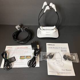Sm-824d2 Simolio Wireless Tv Headsets Hear Protection/assistance System Works Sm-824d2 Simolio Wireless Tv Headsets Hear Protection/assistance System Works