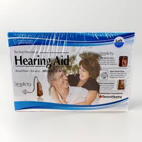 Ppstb-0120137 Simplicity Smart Touch Hearing Aid - Left Aid- New Sealed Ppstb-0120137 Simplicity Smart Touch Hearing Aid - Left Aid- New Sealed