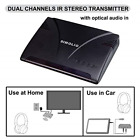 Sm-264d Simolio Dual Channels Ir Transmitter With Optical In 6971120740128