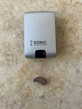 Cr20-mnr Sonic Cr20 Mnr Left Side Only 1 Hearing Aid With Hard Case - Free Shipping