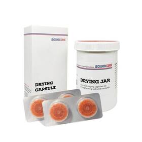 0201022 Soundlink Hearing Aids Drying Kit Jar Dehumidifier Dryer Two Cards Dry Inch
