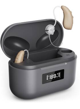 D260at Soundure Rechargeable Hearing Aids Noise Cancelling 16-channel Chip One-button Control