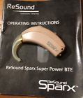 Sp90-vi Resound The Sparx Behind Ear Super Power Hearing Aid
