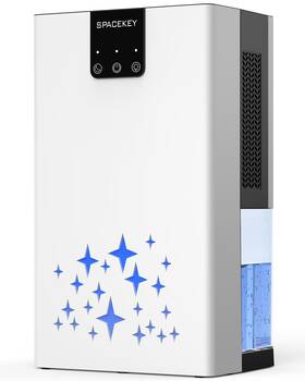Qig-d02 Spacekey Dehumidifier 95 Oz Water Tank Dehumidifiers For Home 1000 Sq. Ft. Dehumidif