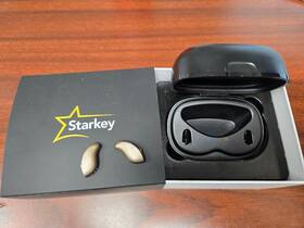 24004750 Starkey Genesis Ai 24 Hearing Aids Mric Rechargeable In Brown Bluetooth
